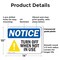 Signmission Turn Off When Not In Use, 14 in W x Rectangle, Plastic OS-2PACK-NS-P-1014-L-16771 - alternate 3